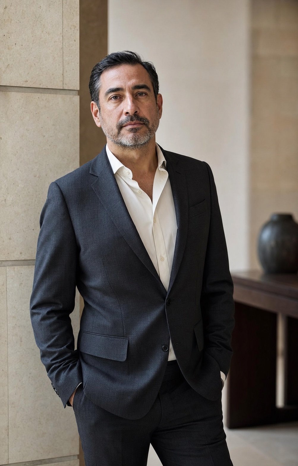 Retrato editorial demostrativo del Dr. Andrés Morales